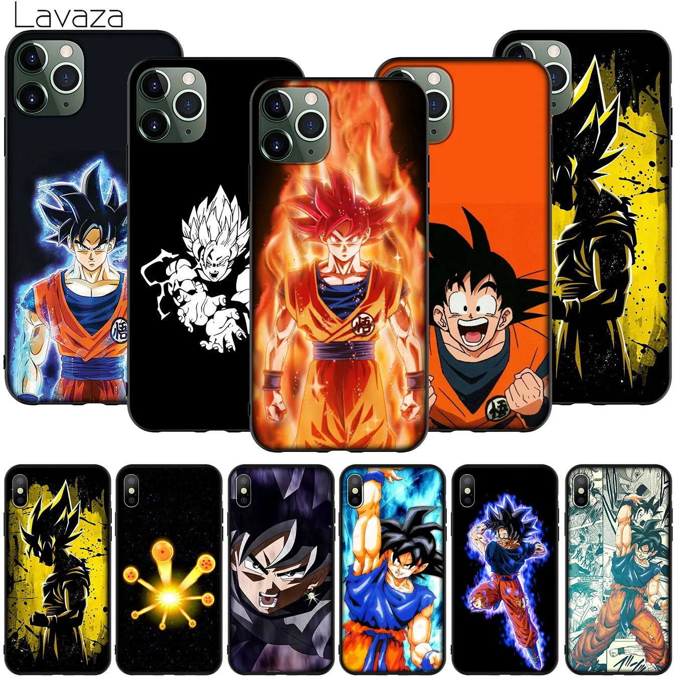 Dragon Ball Super goku Soft Silicone Phone Case for iPhone 11 Pro XR X XS Max 10 7 8 6 6S 5 5S SE Cover |