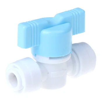 

2 PCS/lot Plastic 1/4" OD Tube Tee Type PE Pipe Fitting Hose Quick Connector Aquarium RO Water Filter Reverse Osmosis System
