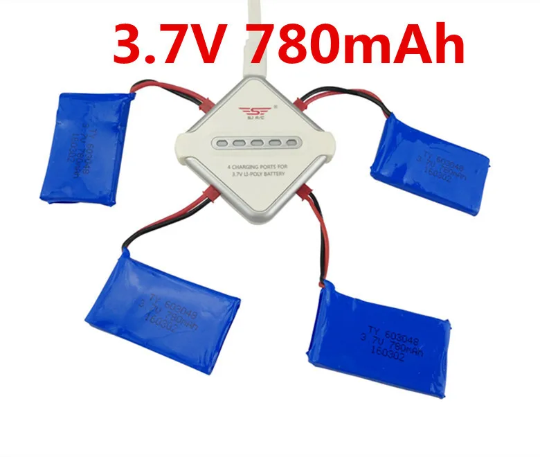 

BLL Accessories Weili V 686 V 686g v 636 V 626 Remote Control Aircraft Accessories 3.7V 780 MAh Battery