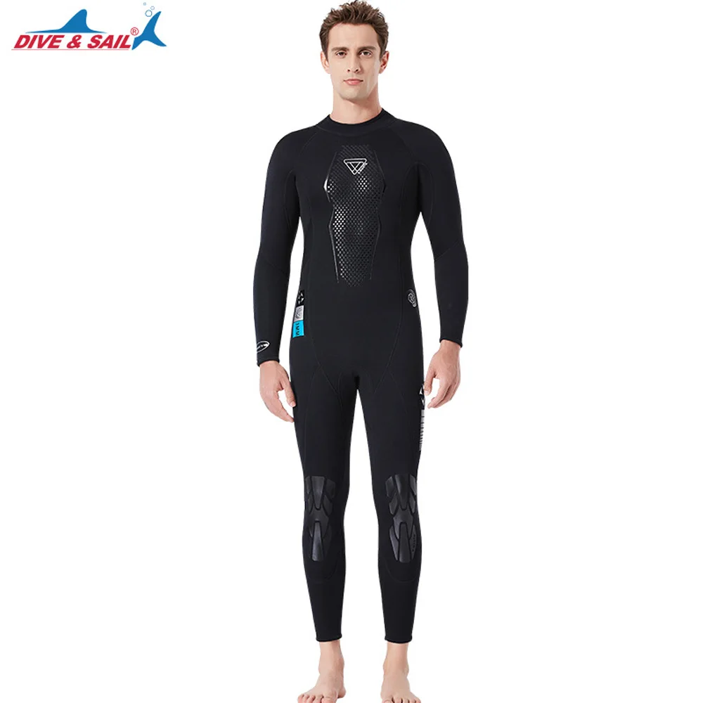 

Comfortable Wetsuit Breathable Diving Suit Zipper Waterproof DIVE&SAIL