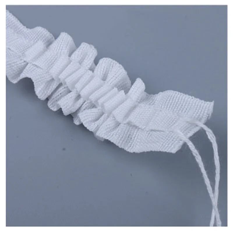 

2-Line Pull Pleated Tape Narrow Width Curtain Tape DIY Mini Curtain Accessories CP05C