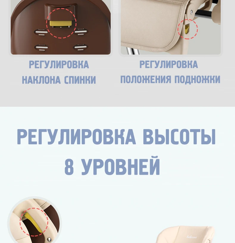 Belecoo детский стул складной многофункциональный портативный детский стол сиденье