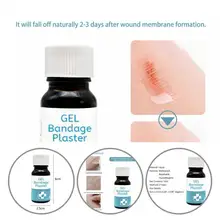 

10ml Non-Irritating Disinfecting Wound Hemostatic Adhesive Band Aid Natural Extract Gel Band Aid Ultra Thin for Adult