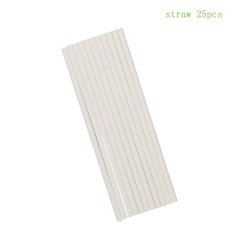 Straw 25pcs 16 шт./компл. форма для выпечки тортов DIY Декор фигурки жениха и невесты; джунгли динозавр украшения для выпечки, торта для День рождения поставки подарки - Цвет: Straw 25pcs