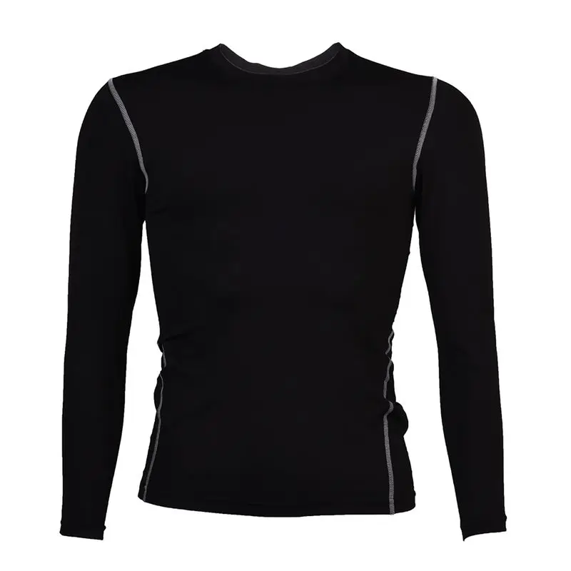 

Men Boys Compression Baselayers Thermal Base Layer Under Shirt Skins Black Asia M