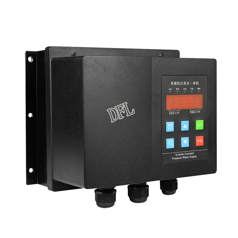 정압 급수 인버터 VFD 단상 출력 3상 220v 380v 컨트롤러 펌프용 주파수 변환기
