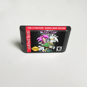 

S Factor Sonia And Silver - 16 Bit MD Game Card for Sega Megadrive Genesis Video Game Console Cartridge