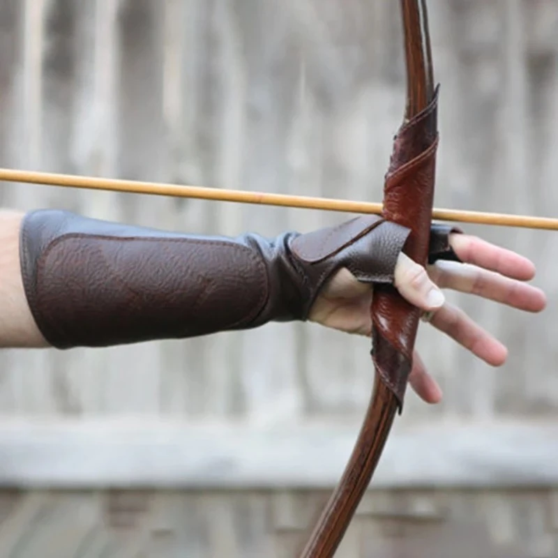 Guard Leather Hunter Festival Bracer Larp Vambrace Armor Medieval For Men Arm Archer Glove Shooting Archery Renaissance Gauntlet Wrist Support Aliexpress