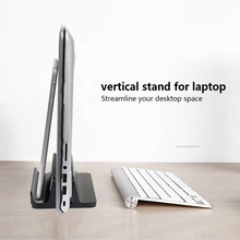 Вертикальная Регулируемая подставка для ноутбука, алюминиевый Портативный держатель для ноутбука, подставка для MacBook Pro Air, аксессуары