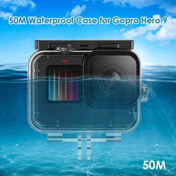 

Transparent 50m Waterproof Case Screen Underwater Diving Protective Cover for GoPro Hero9 Hero 9 Action Camera Accessories