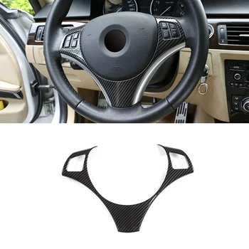 

Car Styling Interior Steering Wheel Decoration Strip Frame Cover Trim Sticker 1pcs For BMW 3 Series E90/E91/E92/E93 2005-2012