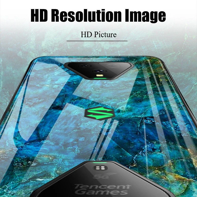 Auroras For Black Shark 3 Pro Case Tempered Glass Soft Silicone Frame Cover Marble Print For Xiaomi Blackshark 3 Cover Funda Auroras For Black Shark 3 Pro Case Tempered Glass Soft Silicone Frame Cover Marble Print For Xiaomi Blackshark 3 Cover Funda