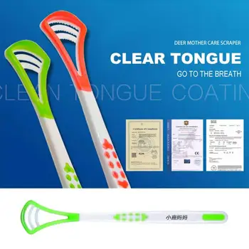 

2019 NEW 1pc Tongue Scraper Tongue-Brush Cleaning-Tongue-Scraper Tongue-Clean-Tool Oral-Care Tooth Brush Dropshipping
