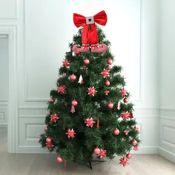 

40x35cm 1pcs Elf Foot Hanging Christmas Tree Bow Elf Boots Pendant Hotel Xmas 11UA