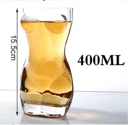 Сексуальный бокал для вина в форме тела 700 мл 30 мл прозрачная пивная винная кружка Для холостяка или девичника вечерние напитки ночной клуб рюмка - Цвет: 400ml Women