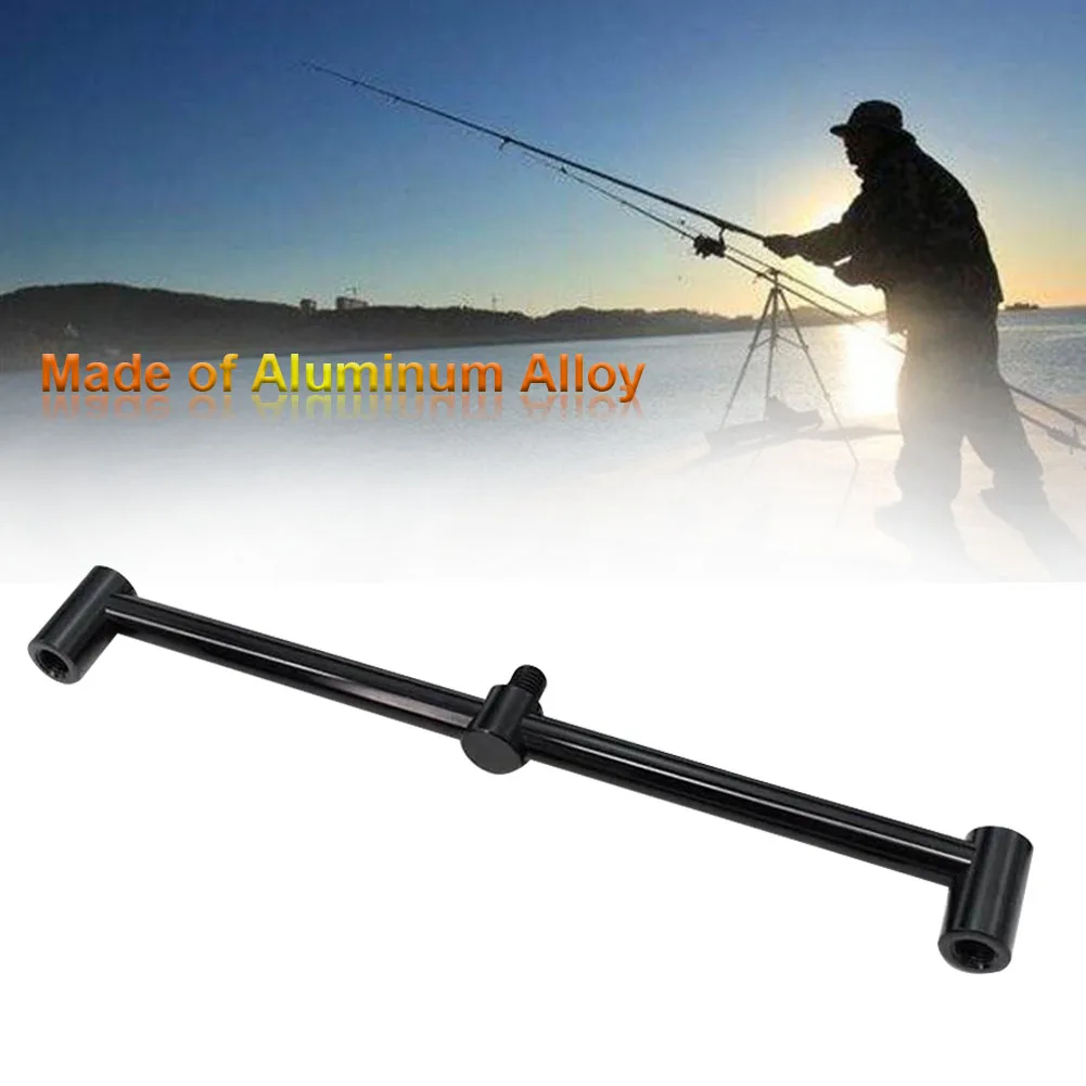 

Fishing Rod Holder Sports Aluminum Alloy Base Coating Sea 25cm Double Head Tools Marine Boat Outdoor Crossbar Rack Yacht Alarms