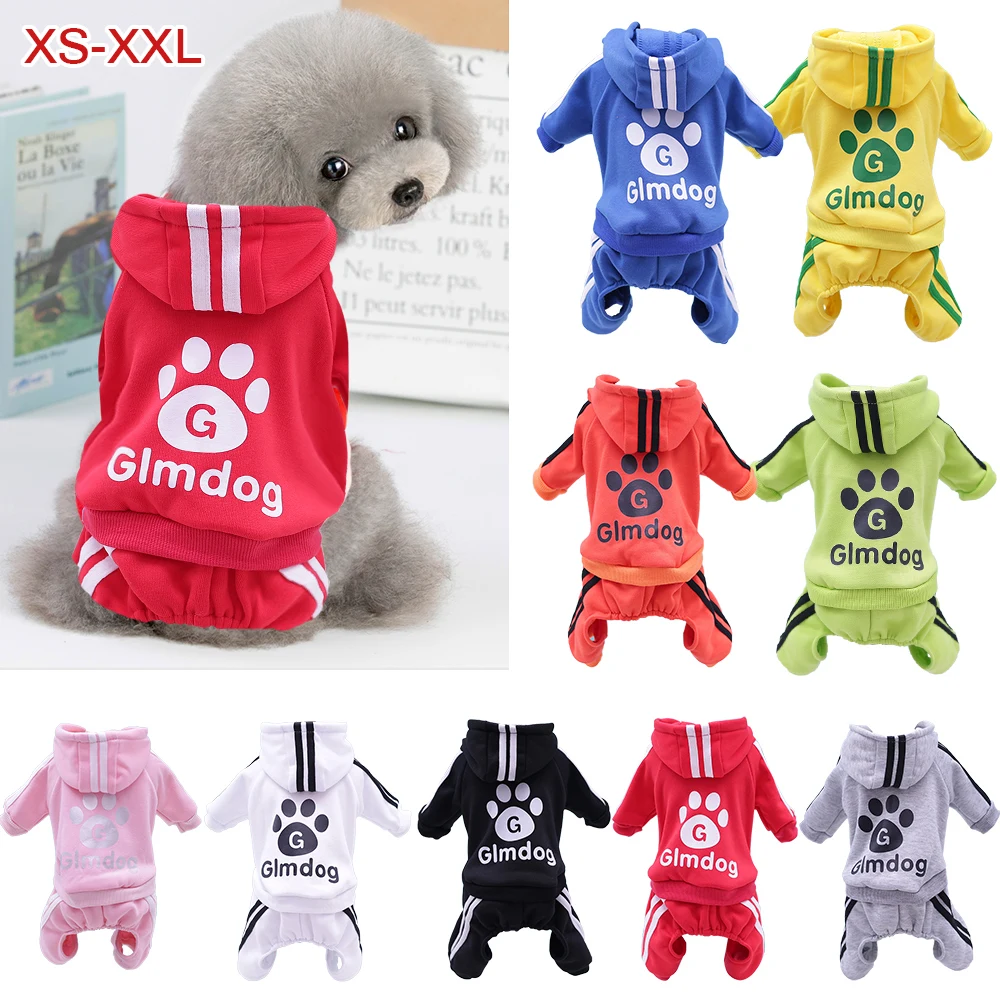 

Dog Clothes Winter Warm Pet Dog Jacket Coat Puppy Soft Dogs Overalls Pet Jumpsuit For Small Medium Dogs Fleece Bulldog Clothing