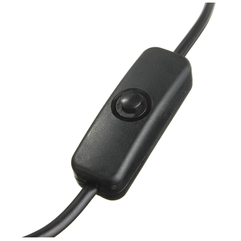 Микро-USB зарядное устройство зарядный кабель питания с переключателем ВКЛ/ВЫКЛ для Raspberry Pi samsung черный