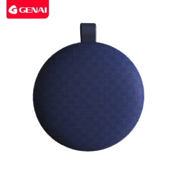GENAI Wireless Portable Bluetooth Speaker Fabric Soundbox with Built in Mic Stereo Sound Music lanyard Bass Box Outdoor Speakers