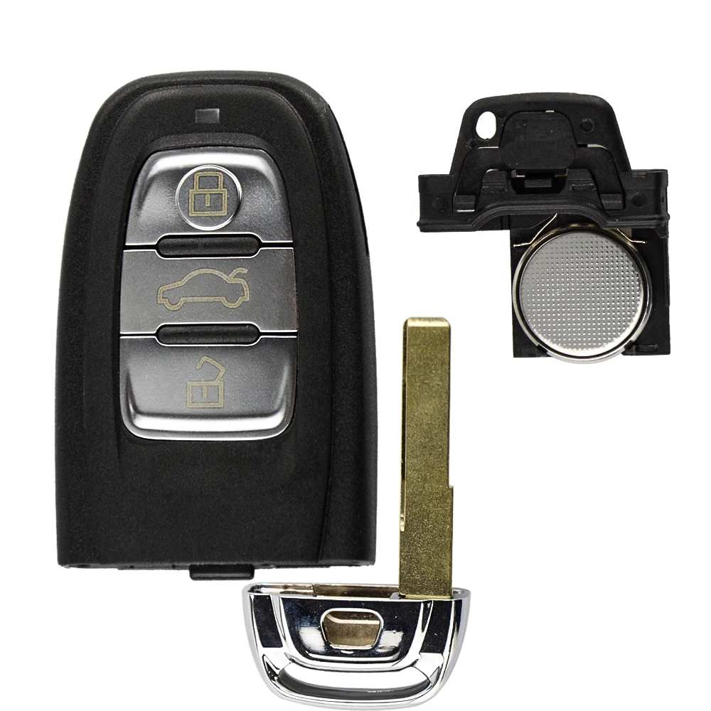 OKEYTECH 3 BUTTONS FSK 868MHZ REMOTE CONTROL CAR KEY FOR AUDI A4 A5 Q5 A4L 08-16 8T0959754 D  8K0959754D/H 8T0959754 J NEW STYLE