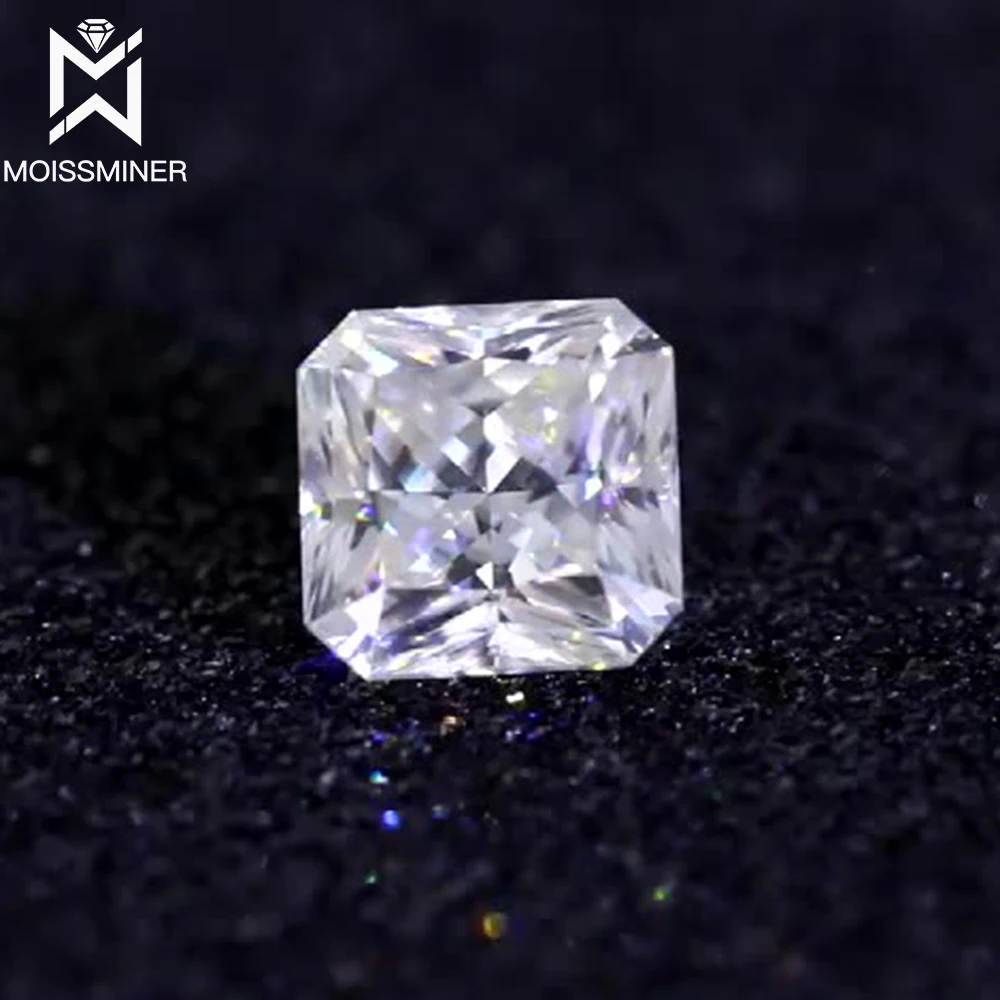 4.5ct 2pieces Set Square Moissanite Stone High-Quality VVS Bling Real Diamond Can Pass Diamond Test Wholesale Dropshipping синтезаторы behringer 904b voltage controlled high pass filter