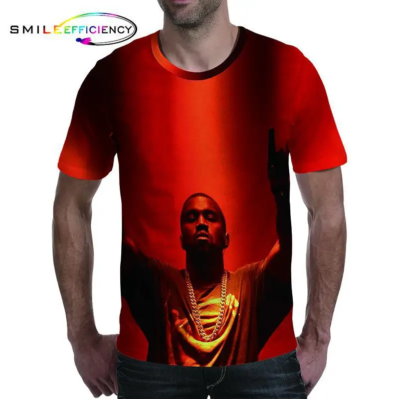 2019 New Kanye West 3D printing T shirt Kanye Omari West T shirt American rapper Casual 3D t-shirt 2019 New Kanye West 3D printing T shirt Kanye Omari West T shirt American rapper Casual 3D t-shirt