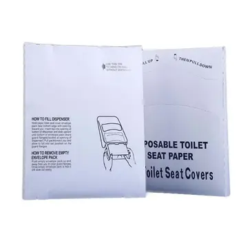 

200Pcs Disposable Toilet Seat Covers Flushable Biodegradable Potty Paper Shields M6CE