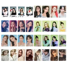 

KPOP Aespa Photo Photocard Smallcard Postcard Polaroid Randomcard K-POP Korean Fashion Gifts New Korea Group Thank You Card