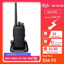 10W DMR Radio Digital Walkie Talkie IP67 Waterproof Retevis RT81 UHF 400-470 Mhz VOX Encryption Digital/Analog Modes A9119A