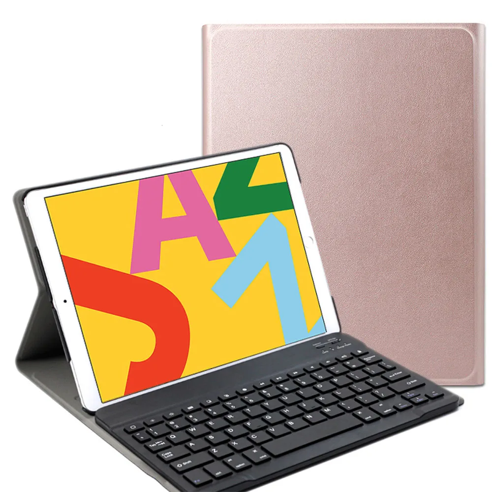 Чехол с клавиатурой для нового iPad 10 2 2019 тонкий чехол из искусственной кожи