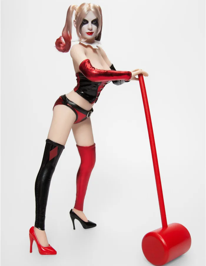 X-TOYS X-013C 1/6 женский джокер голова Одежда Набор для 12 дюймов Фигурка DIY