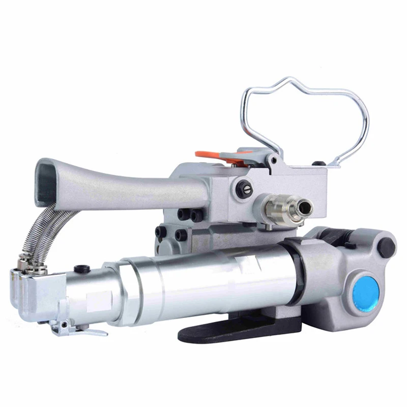 

A19 Pneumatic Baler PET Plastic Strapping Machine PP Plastic Strap Automatic Strapping Machine Free Buckle Hot Melt