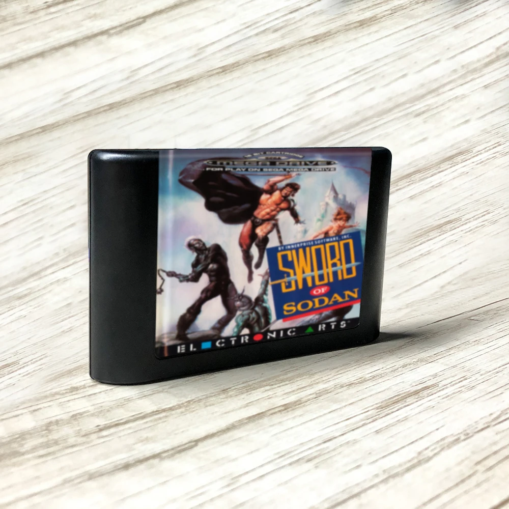 Набор для видеоигр меч содана MD золото схема на основе печатной платы Sega Genesis