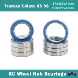 Roulements de moyeu de roue RC pour Traxxas x maxx 6S 8S, jeu de roulements à billes (choix de 8 pièces) 