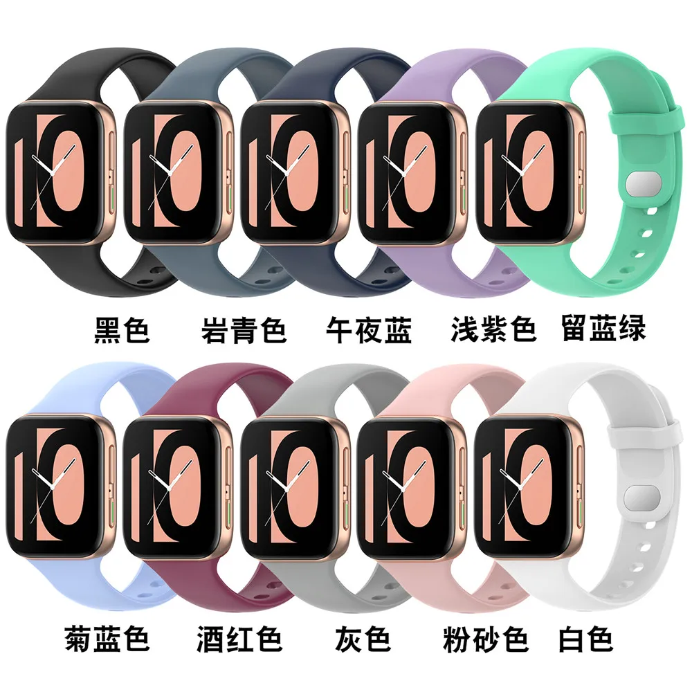 

Ремешок силиконовый для умных часов Oppo, 41/46 мм