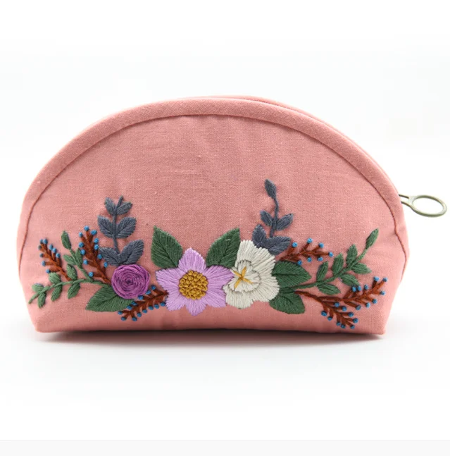 17*8*12cmCrescent pack European embroidery kit simple three-dimensional embroidery Ribbon kit needlework