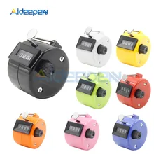 Compteur numérique électronique Portable à 4 chiffres, compteur mécanique manuel, minuterie de comptage, football, Golf, Sport, 8 couleurs