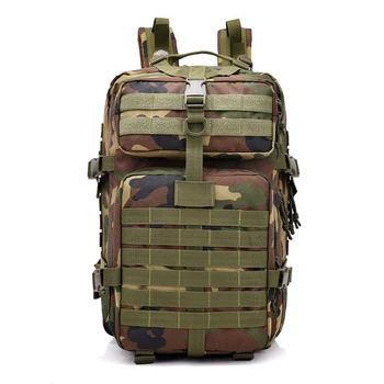 

40L Large Capacity Men Army Tactical Backpacks Military Assault Bags Outdoor 3P EDC Molle Packs Bag For Trekking Camping Hunting