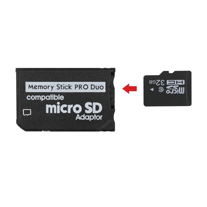 Мини кардридер для карт памяти Pro Duo Новый адаптер Micro SD TF на MS конвертер PSP|tf micro sd|tf
