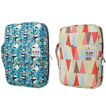 

166 Slots Colored Pencil Case Oxford Fabric Pen Case with Compartments Pencil Holder for Watercolor Pencils