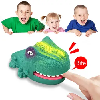

Prank Toy 2019 Hot Sale New Creative Large Size Crocodile Mouth Dentist Bite Finger Game Funny Gags Toy For Kids Play Fun