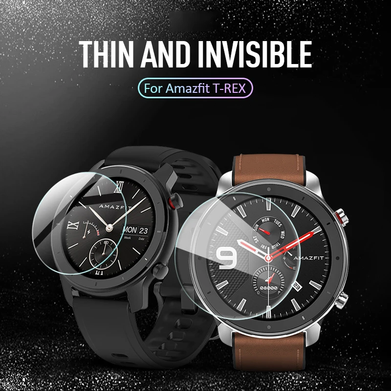 Smart Watch Film Screen Protector For Huawei Watch Amazfit T-REX Tempered Glass Screen Protector Film Smart Watch Glass