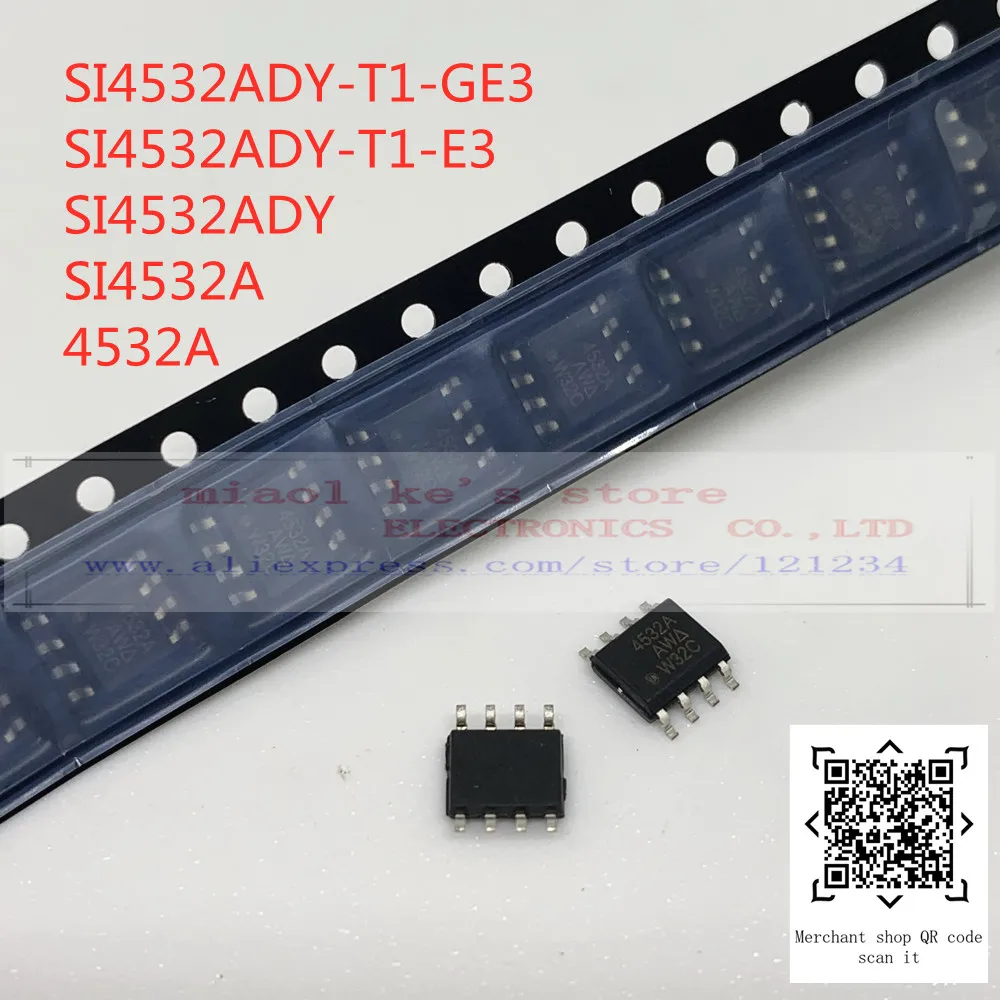 

[10 шт.] 100% новинка, оригинал: фотосессия SI4532ADY SI4532A 4532A - MOSFET N/P-Channel 30V 3.7A 8-SOIC