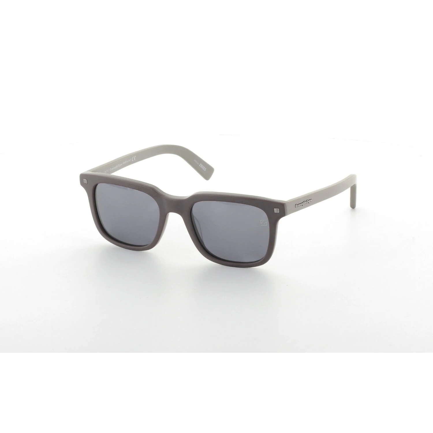 

Unisex sunglasses ez 0090 50j bone Brown organic square square 51-19-145 ermenegildo zegna