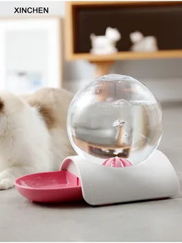

XINCHEN Automatic cat and dog feeder automatic cat bubble fountain large cat and dog pet water feeder water bowl dog supplies