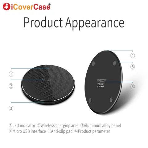 Wireless Charger Qi Fast Charging Pad Power Case For Doogee S60 S70 S80 Lite S90 S95 S68 Pro S90C BL9000 Mobile Phone Accessory Islamabad