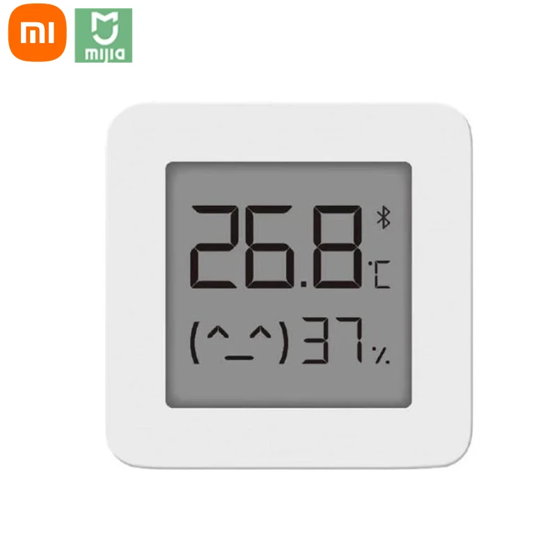 Original XIAOMI Mijia Bluetooth-compatible Thermometer 2 Wireless Smart Electric Digital Hygrometer Thermometer Work Mijia APP