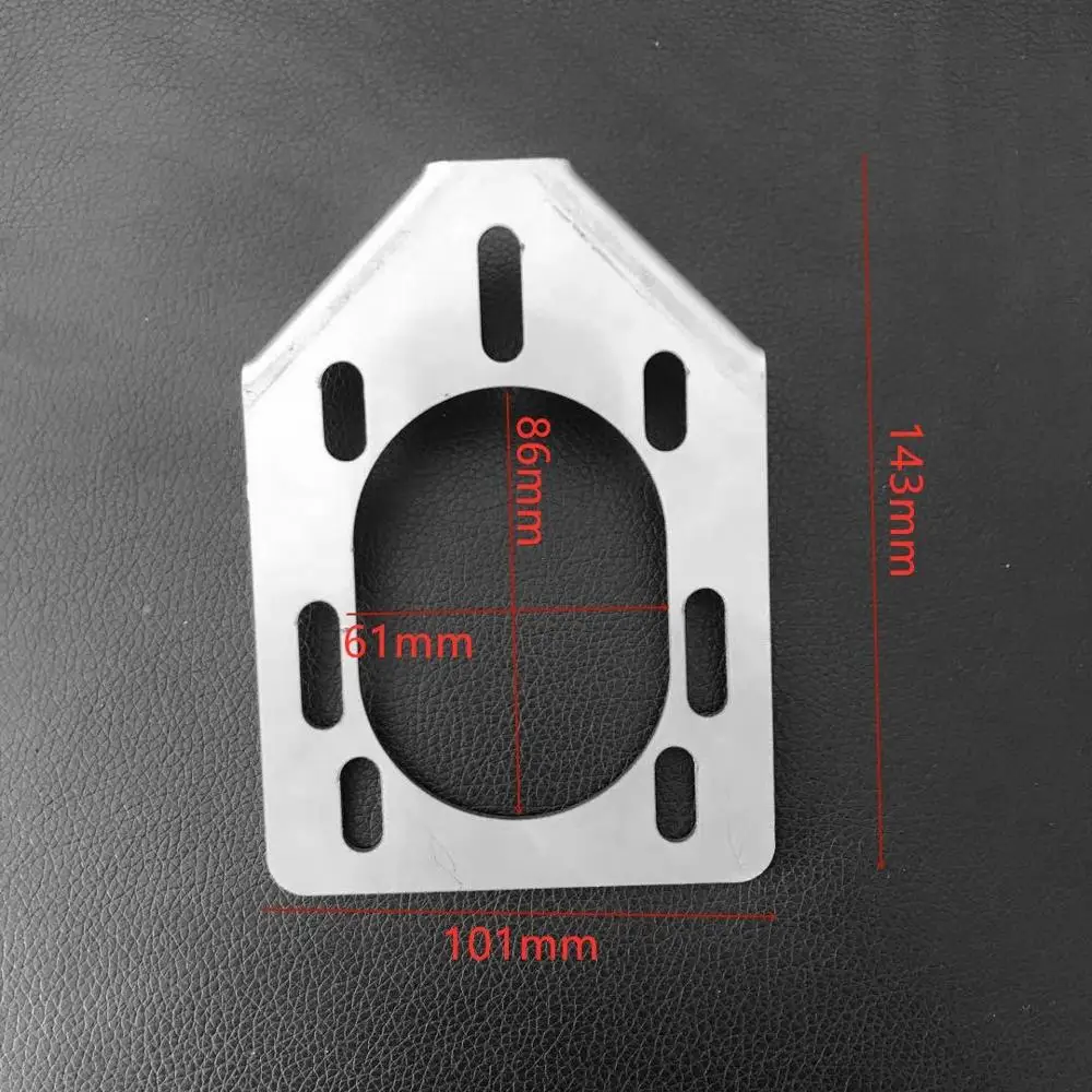 stainless steel backing plate for rod holder