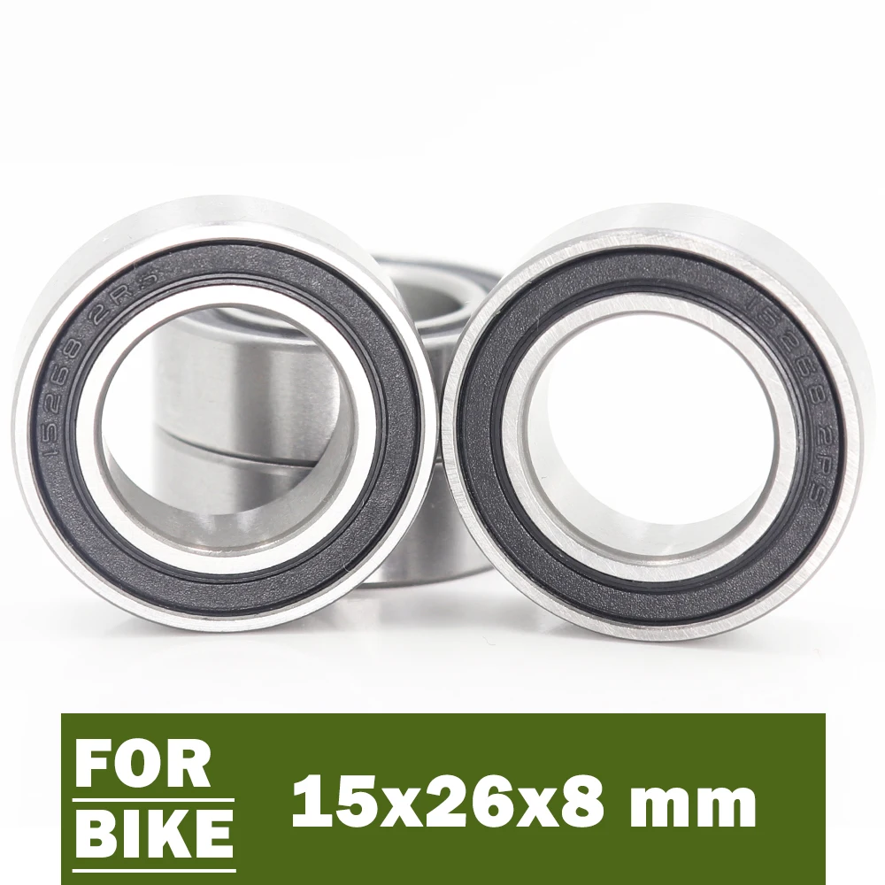 15268-2RS Ball Bearing 15*26*8 mm ( 4 PCS ) 15268RS Bicycle Bearings Smoothly for American Classic Rear Hub