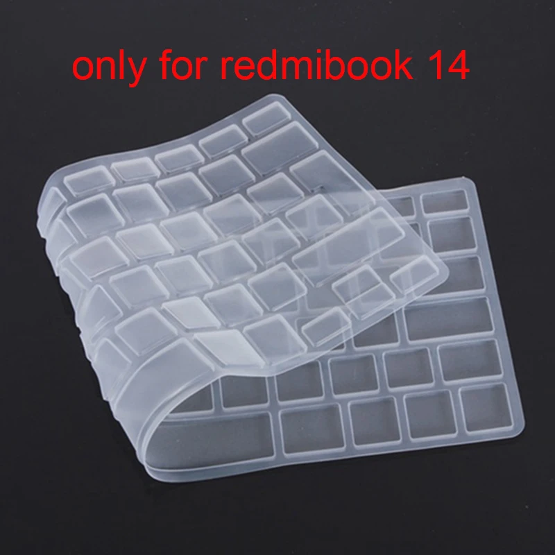 For redmibook 14 Моющийся чехол для клавиатуры ноутбука Xiao mi Red mi book 14 дюймов красный mi Book mi book 14 Силиконовый водонепроницаемый защитный чехол для ноутбука в подарок - Цвет: For redmibook 14
